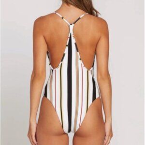 NEW Volcom "That’s Stripe" One Piece Swimsuit Sz. S